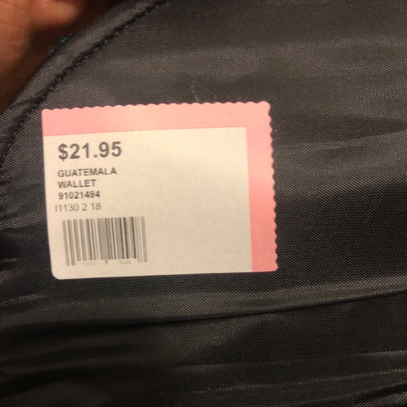 Embroidered Floral Clutch Wallet Crossbody - Picture 3 of 5